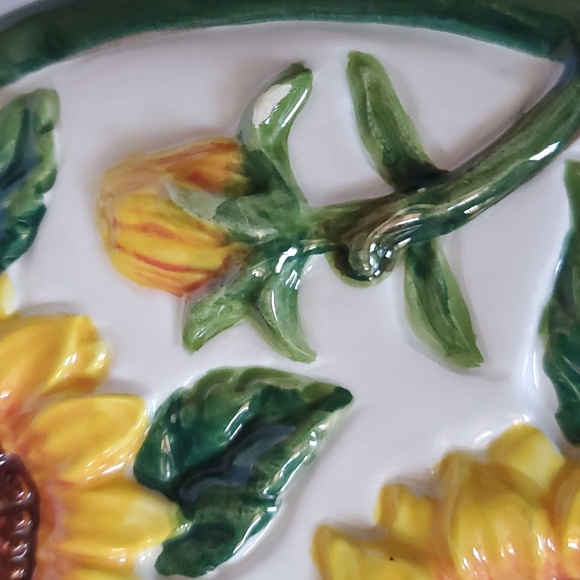 KK Merchandise Vintage Ceramic Sunflower Napkin Holder - Picture 9 of 11